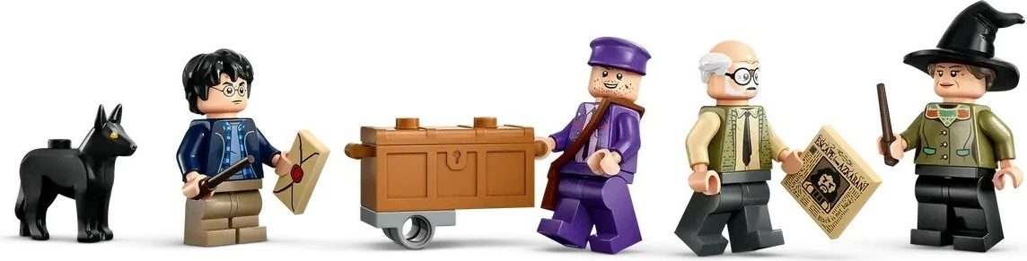 Set LEGO Harry Potter Knight Bus Adventure 76446, 4 minifigura, 499 pjesë, e purpurt