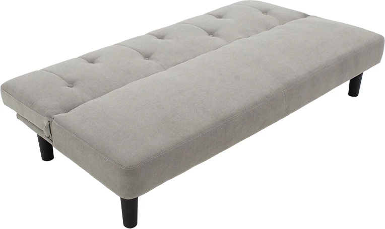 Divan-krevat Breathe, material stof, ngjyrë hiri, 167x77x73 cm