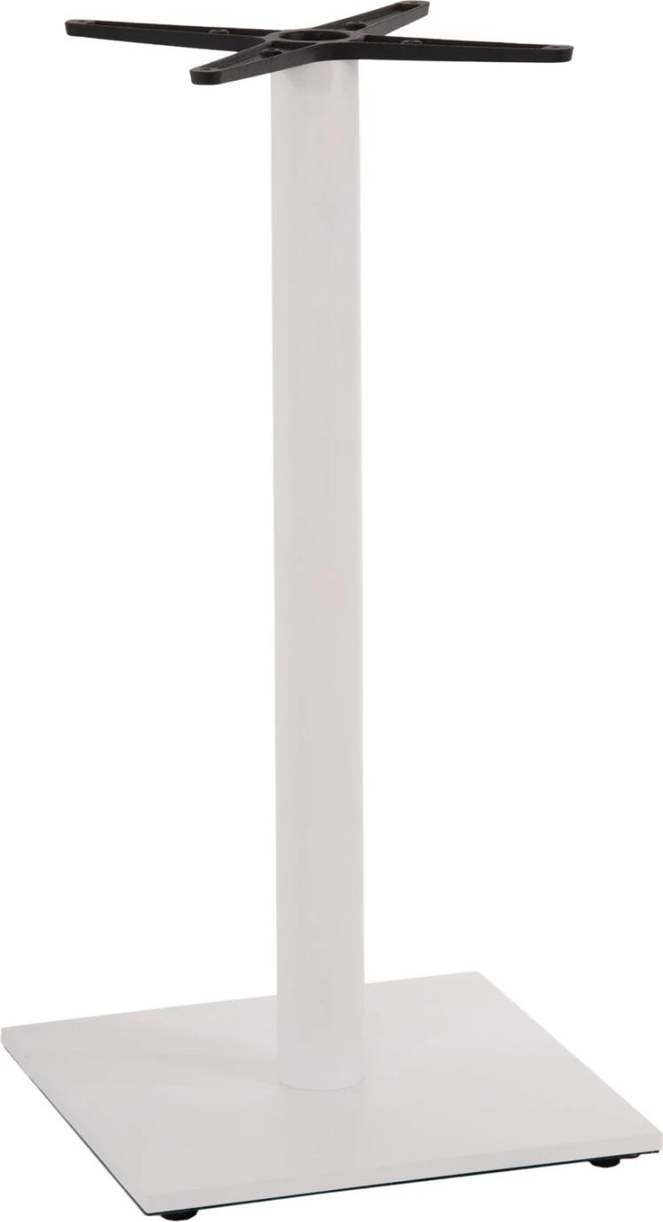 Baza për tavolinë bar, lartësi mesatare, metal mat i bardhë, FH474.02, 45x45x94H cm