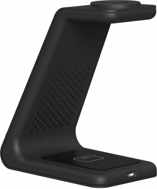 Stacion karikimi 3-në-1 Tech-Protect QI15W-A36 për Apple, i zi