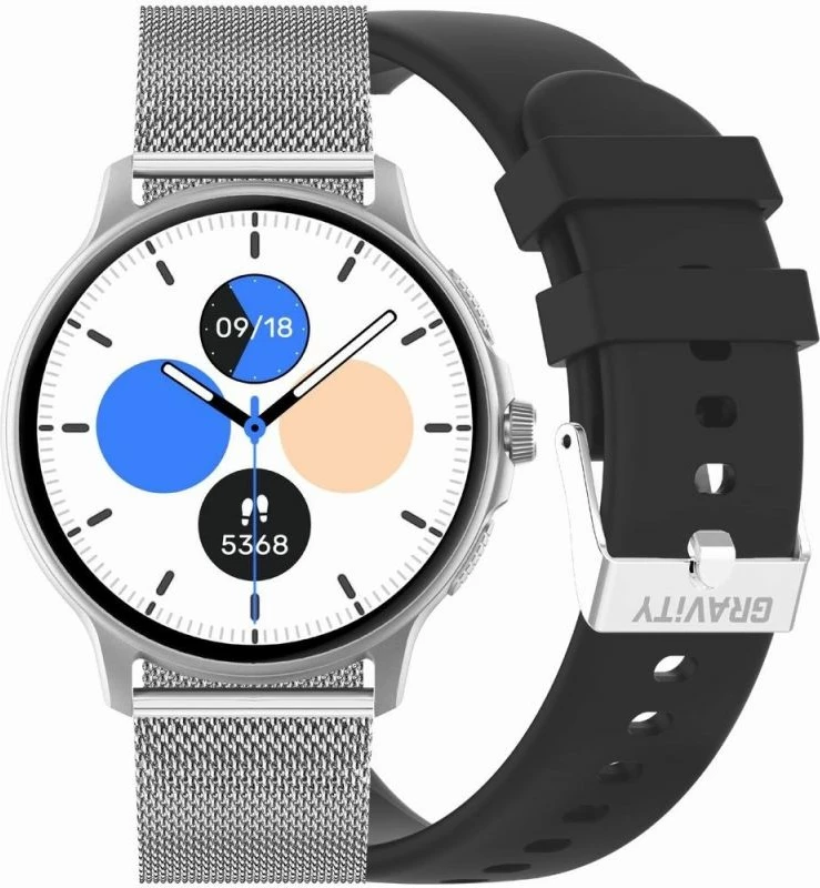 Smartwatch për femra Gravity, e zezë