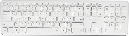 Set tastierë dhe maus DeLOCK, 2.4 GHz wireless, QWERTZ gjermanisht, 1600 DPI, e bardhë