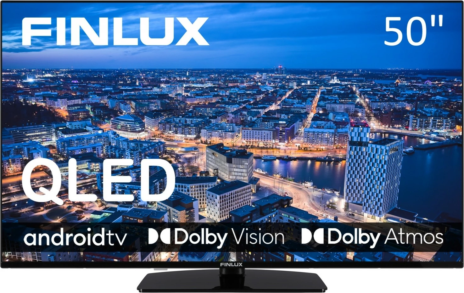 Televizor QLED Finlux 50-FUH-7161, 50", Ultra HD/4K, Android TV, i zi