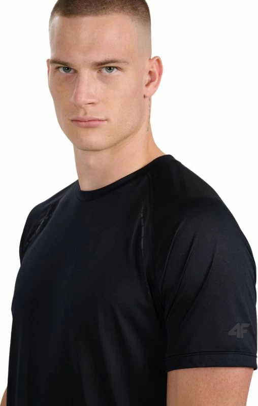 Maicë sportive për meshkuj 4f, e zezë