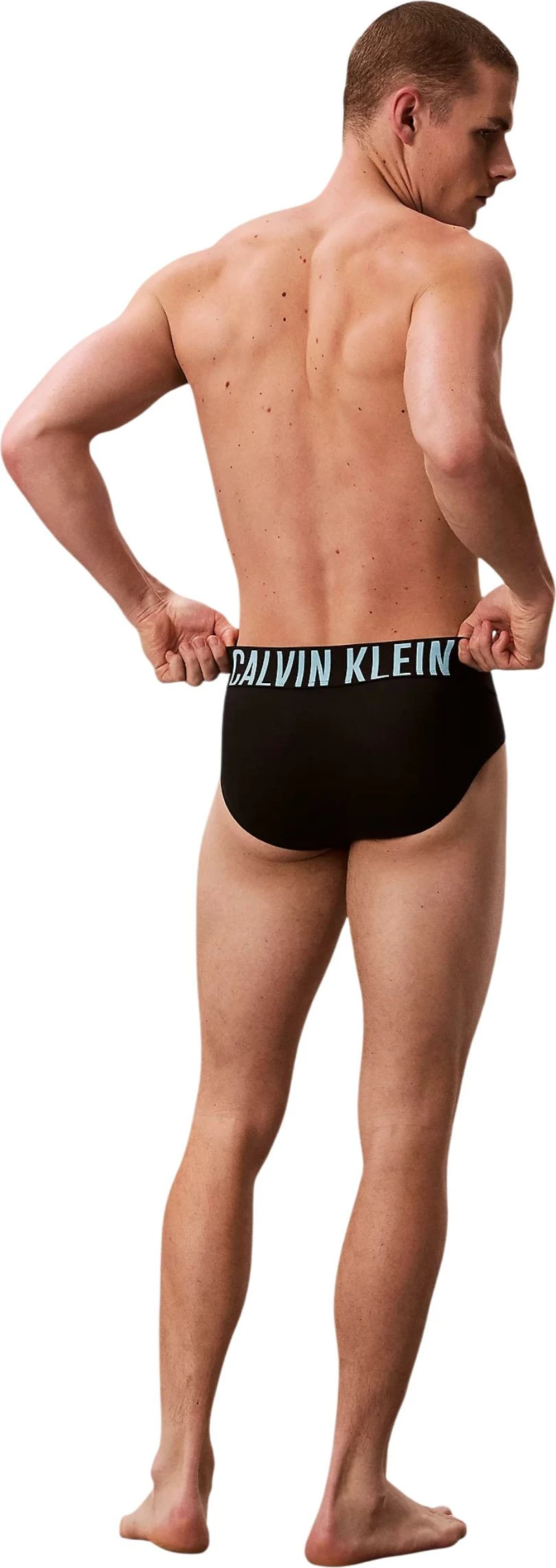 Të brendshme për meshkuj Calvin Klein Underwear Hip Brief 3PK 000NB3607A, të zeza/gri [Madhësia: XS]