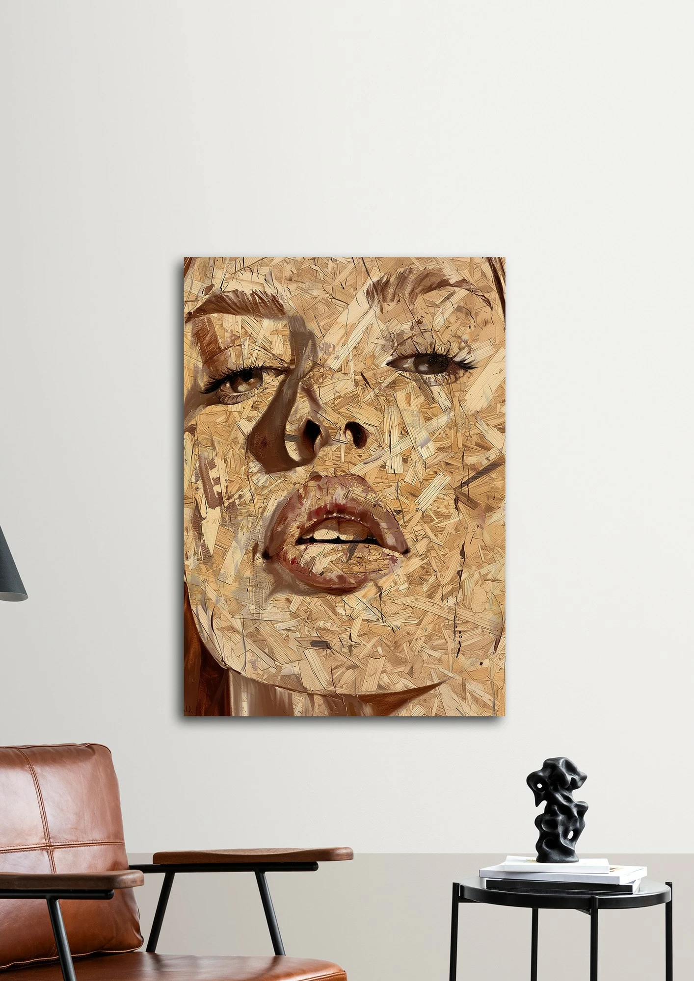 Pikturë dekorative me kornizë MDF, shumëngjyrëshe, Wallity Huhu316, 70x100cm