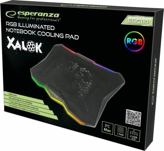 Pad ftohës gaming Esperanza XALOK EGC110, i zi