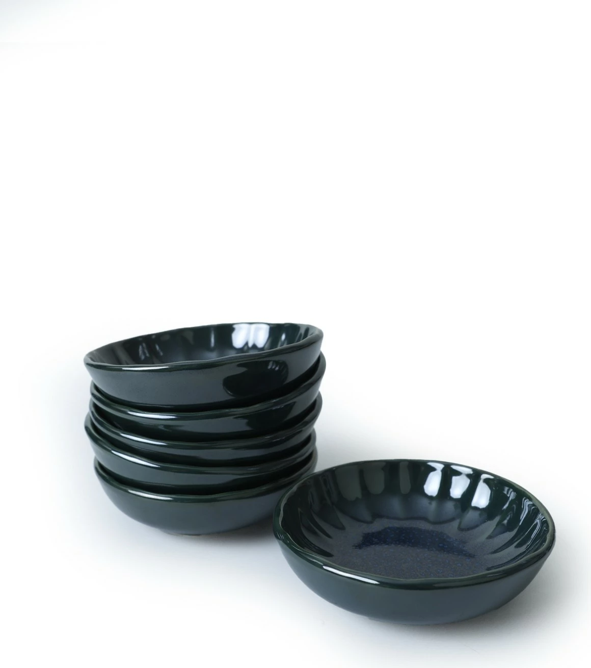 Set pjatash të vogla për meze (6 copë), Hermia Concept, ngjyrë blu e errët, X00019039