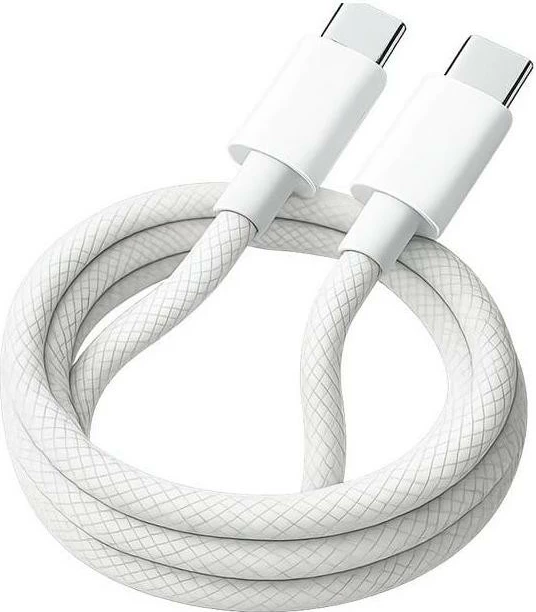 Kabllo Teltech TCA-11 USB-C në USB-C, PD 240W, 2m, e bardhë