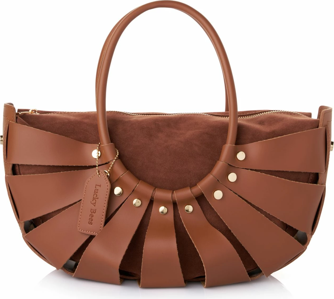 Çantë supi Lucky Bees, Ingrid, ngjyrë kafe e hapur