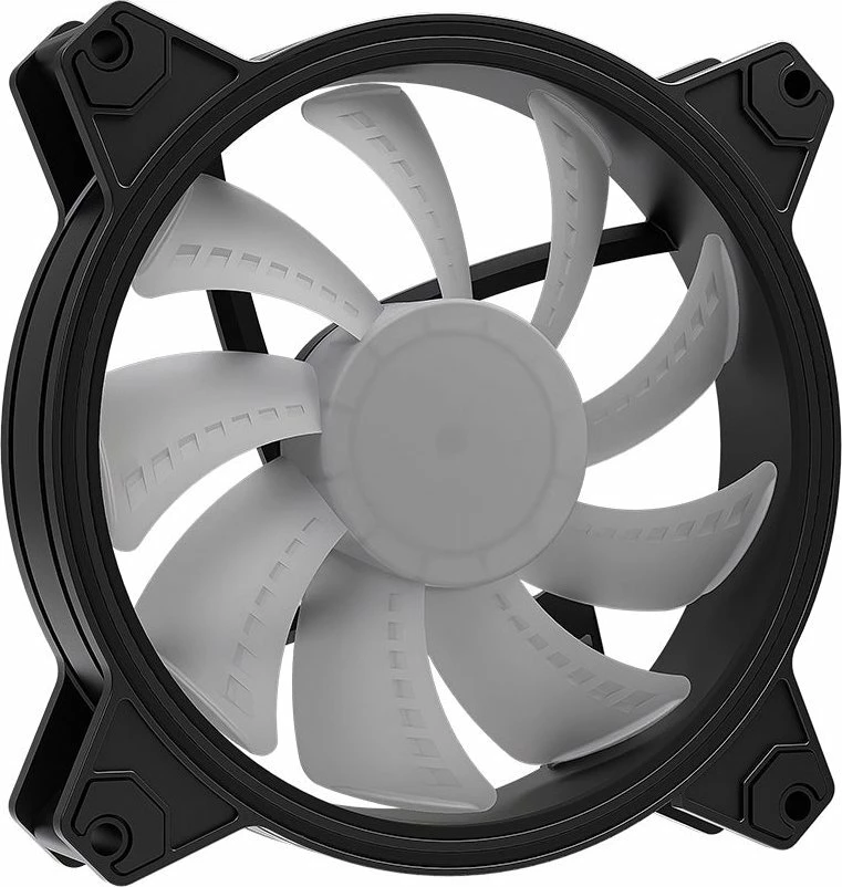 Ventilator kasë Modecom Volcano Apex 120 ARGB Standard 120mm 4-pin PWM, i zi, 1 copë