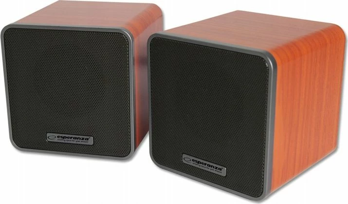 Altoparlantë për kompjuter Esperanza Ballad EP152 2.0 5W USB/3.5mm kafe/zezë