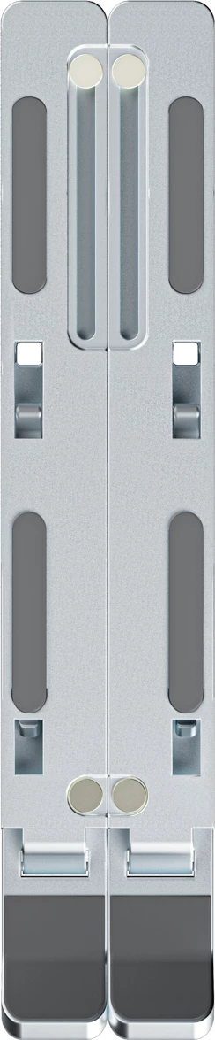Mbajtëse laptopi Wozinsky WDCX-X8S, e palosshme, e rregullueshme 10-16\", 6 pozita, 10 kg, alumin, argjendtë