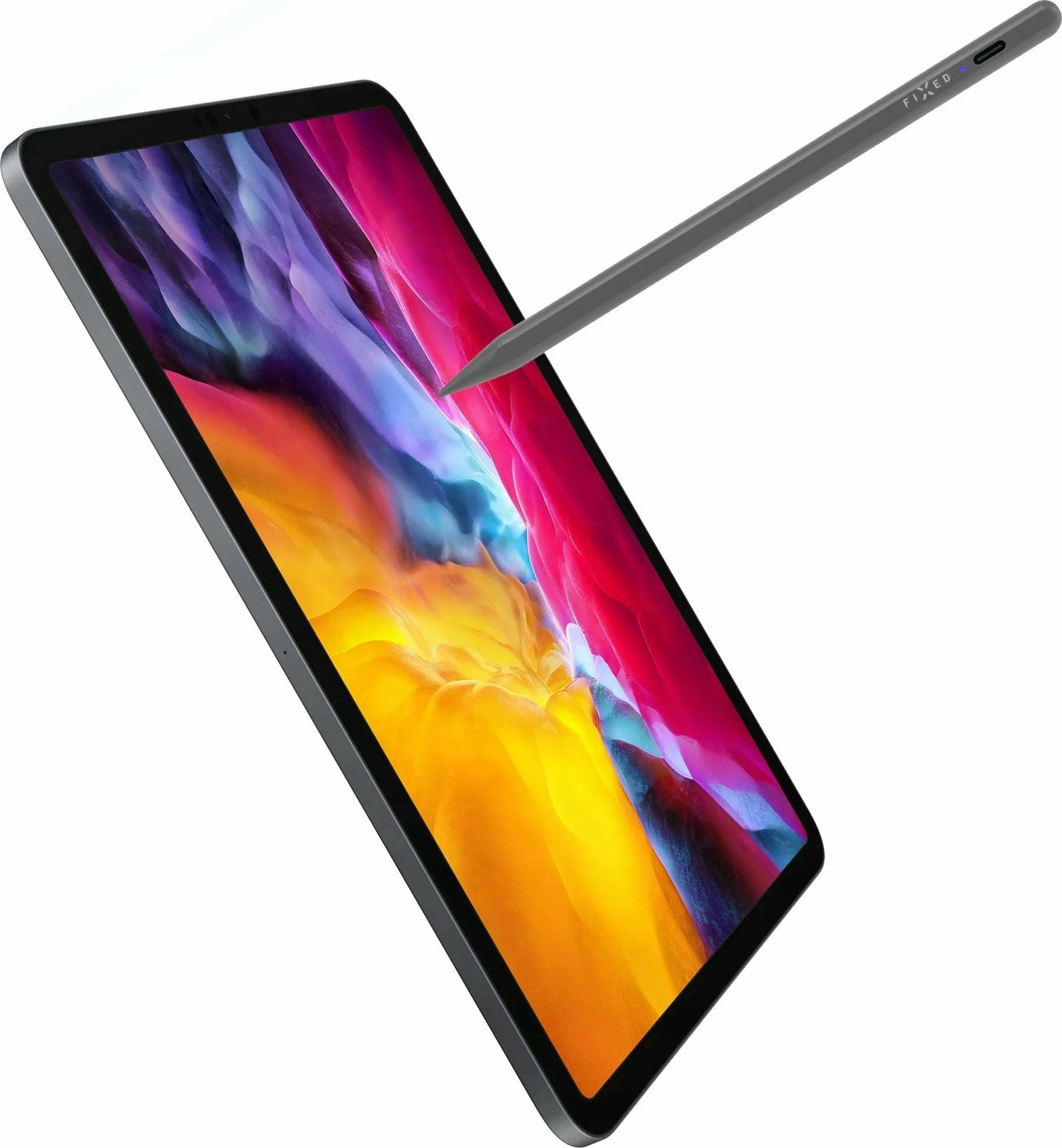 Stylus Adonit Fixed Graphite, palm rejection, USB-C, bateri 12 orë, magnetik, gri grafit
