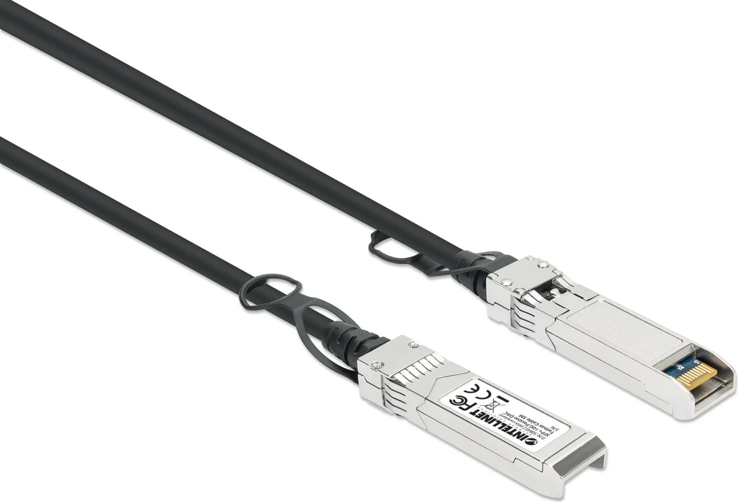Kabllo Twinax Intellinet 508452, SFP+ 10G, 5m, e zezë