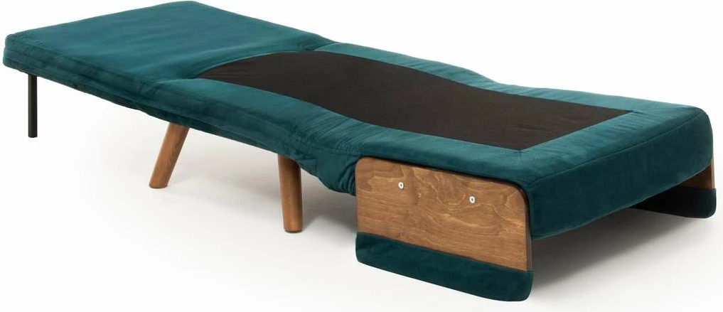 Krevat-karrige një vendi, Atelier del Sofa Cosmo, ngjyrë jeshile petrol