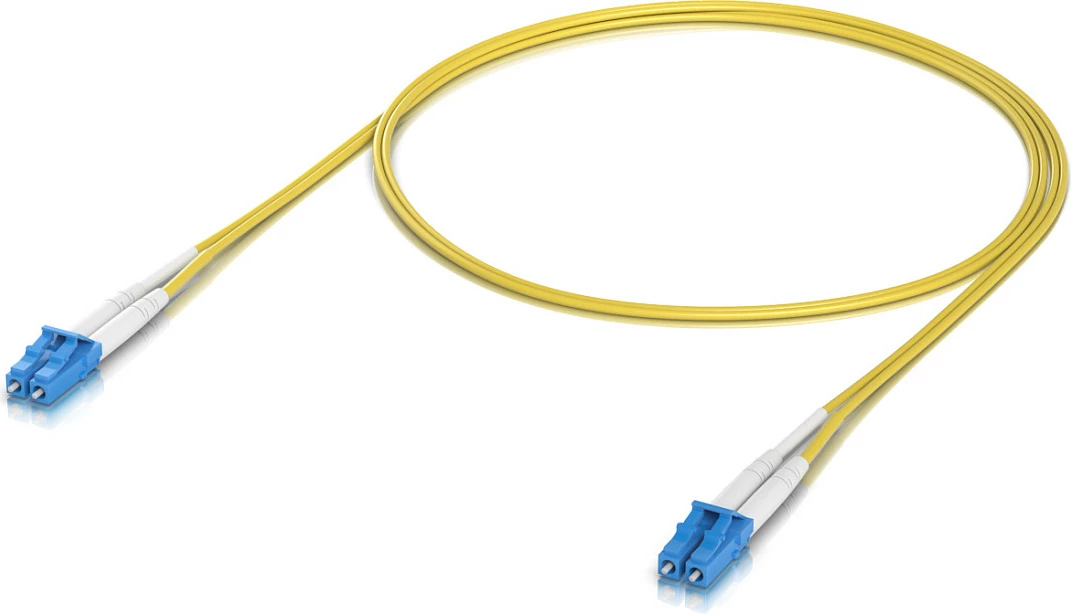 Kabllo optik Ubiquiti UACC-OFC-S2-LULU-1M-50, 1m, LC-LC, OS2, 50 copë, verdhë