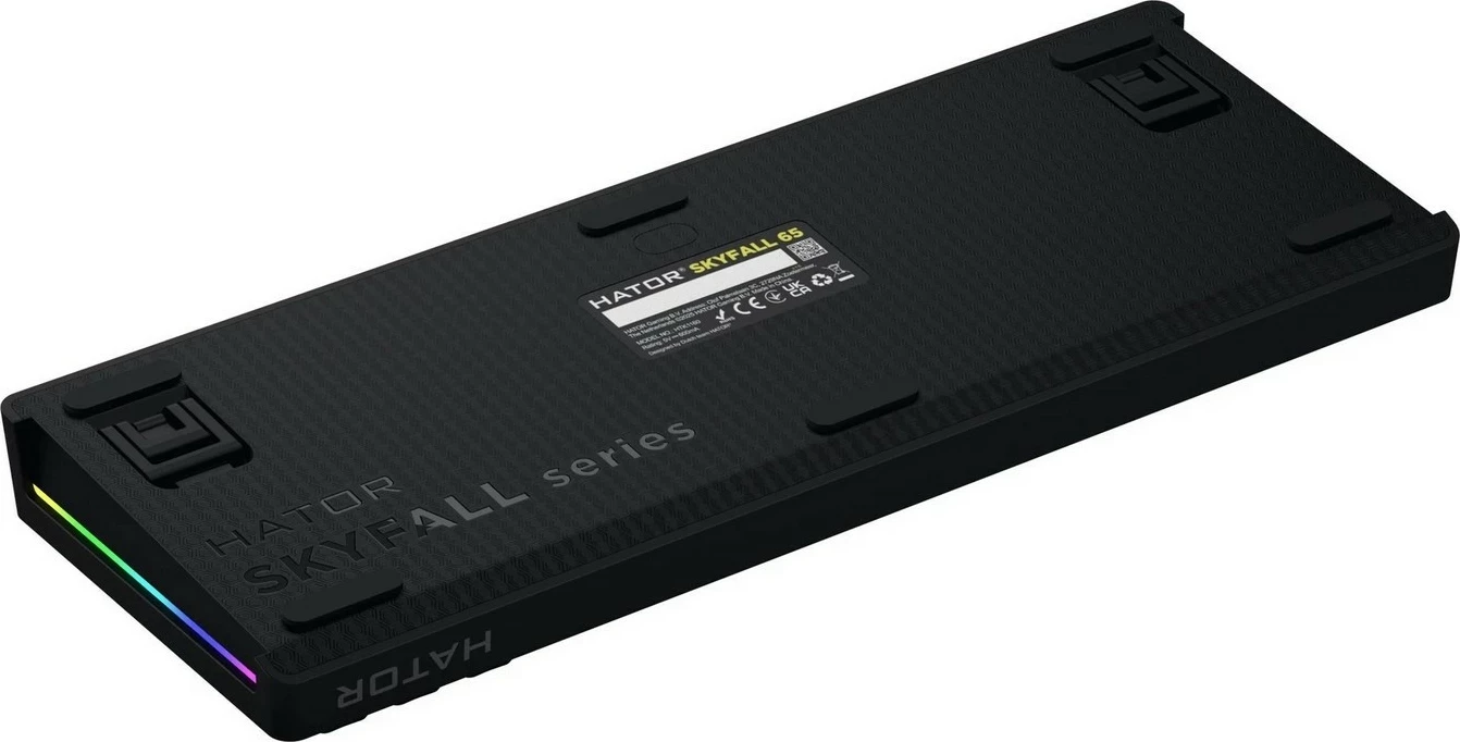 Tastierë mekanike Hator Skyfall 65, RGB, Hot-Swap, USB, e zezë
