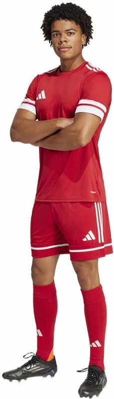 Shorce futbolli adidas për meshkuj, të kuqe