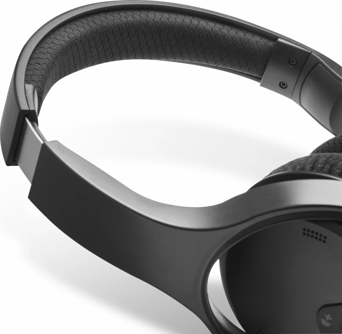 Kufje pa tela, Hama, 221847, over-ear 2.4 GHz me USB dongle, Bluetooth 2.0, me mikrofon, e zezë