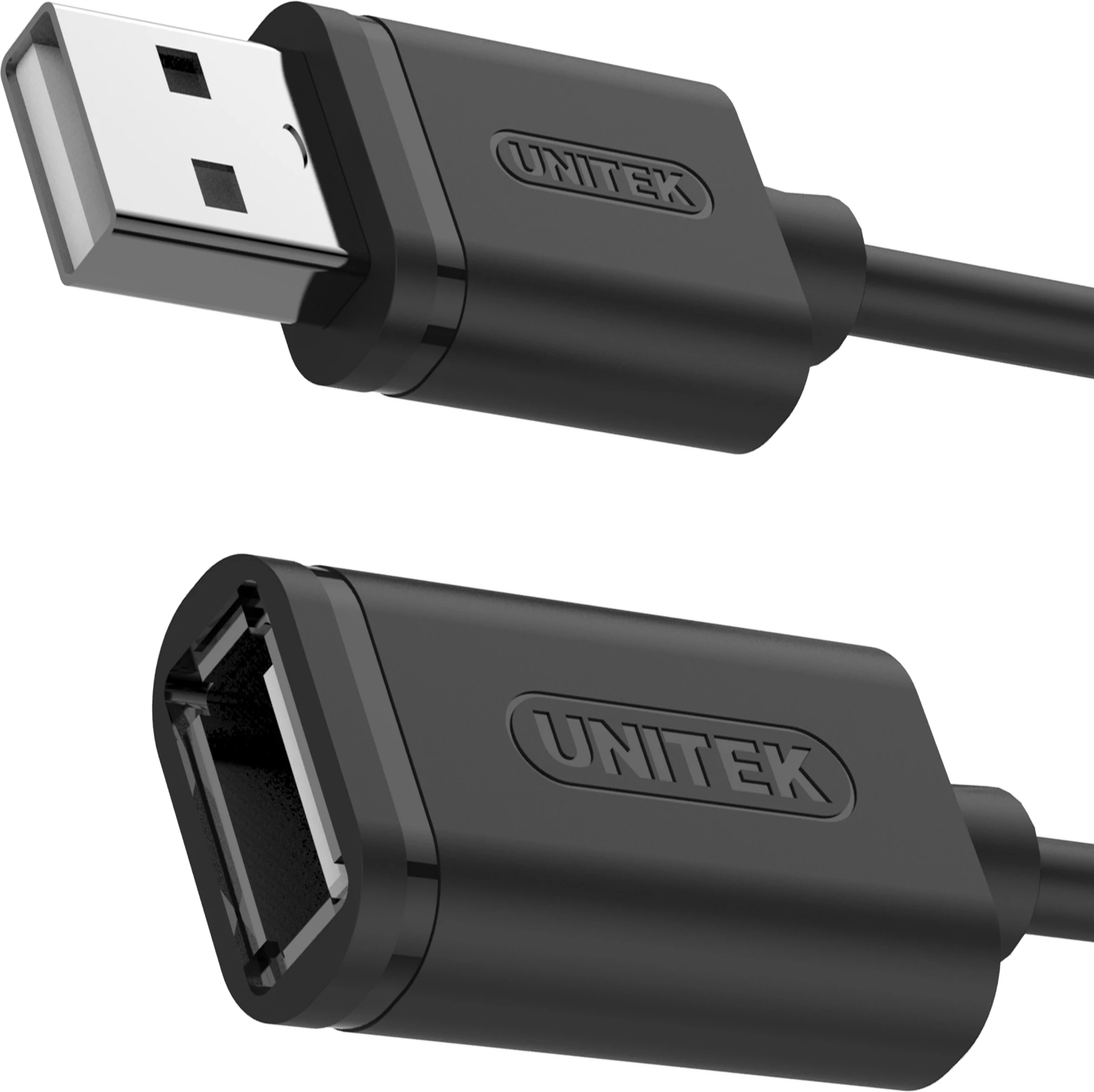 Kabllo zgjatues USB Unitek Y-C450GBK USB-A në USB-A 2.0 2 m e zezë