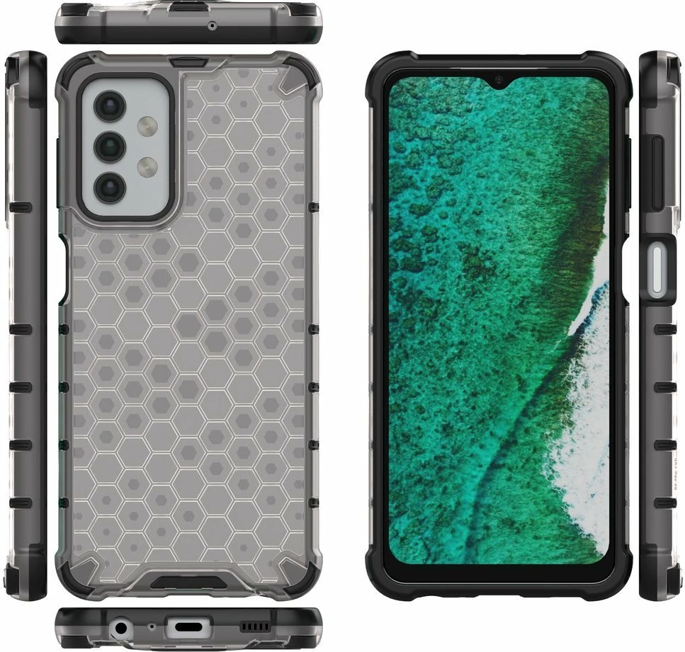 Mbështjellës Hurtel Honeycomb për Samsung Galaxy A32 5G, Transparent
