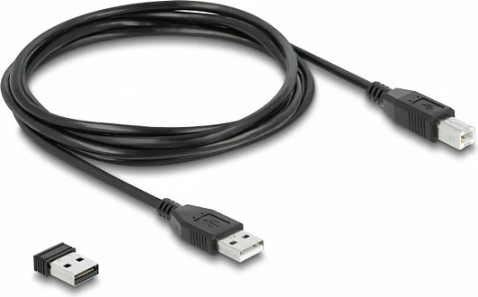 Skaner barkod DeLOCK 1D Laser, Bluetooth/2.4GHz/USB, 752x480, 30 cm, i zi