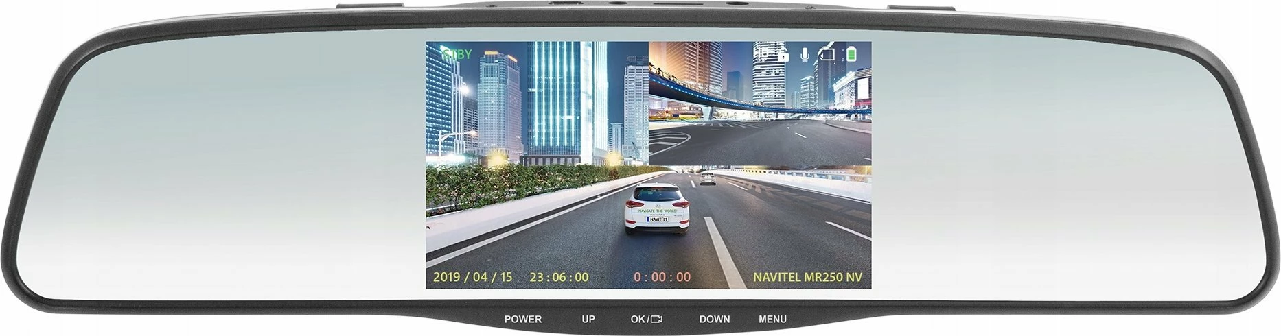 Kamerë regjistrimi për veturë Navitel MR255 NV, Full HD, 5\" IPS, kënd 160°, mbështetje microSD 256GB, set me kamerë të pasme