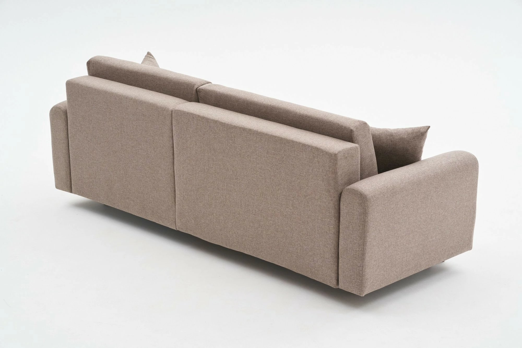 Kënd divan-krevat Atelier del Sofa, mane djathtas, ngjyrë kafe