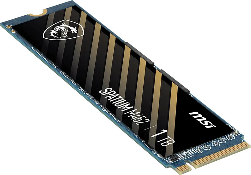 SSD M.2 MSI Spatium M452 1TB, PCIe Gen4 x4 NVMe 2280, e zezë
