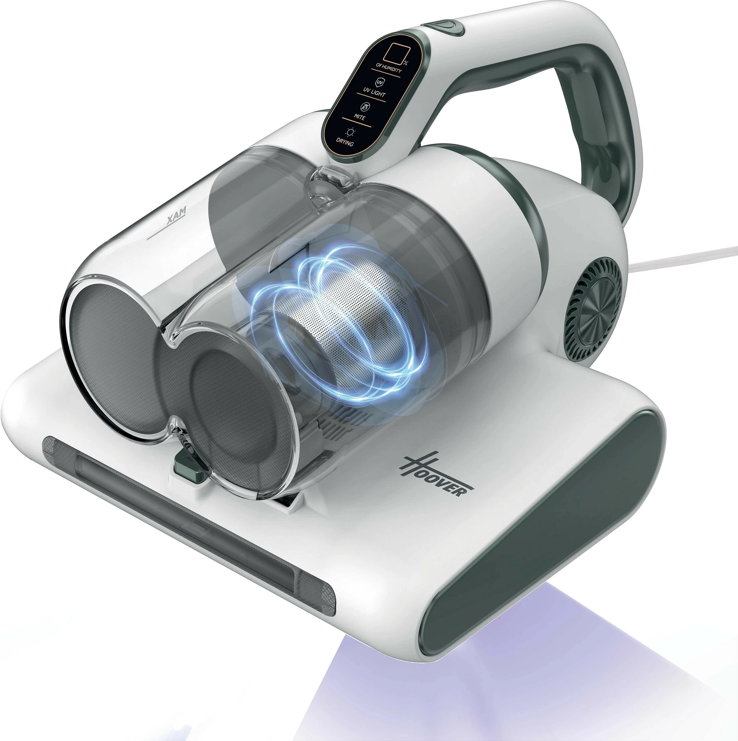 Fshesë për tapiceri Hoover HMC510UV 011, pa qese, 0.6 L, kabllo 5 m, Sage/White