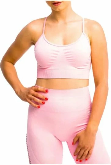 Sportive Maicë GymHero, California Cute Bra, për Femra, rozë