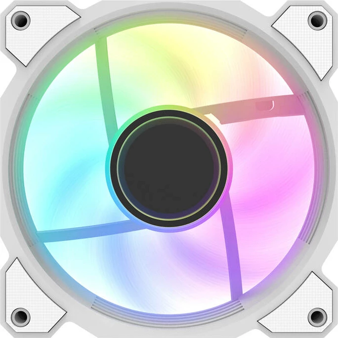 Ventilatorë kasë Darkflash DR08 3-in-1 me A-RGB, 120mm, Bardhë