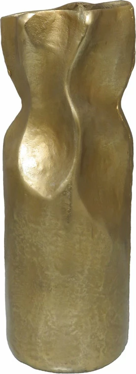 Vazo GRANTAS, alumin, ngjyrë ari, 16x16x43 cm