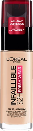 Fondatinë L’Oréal Paris Infallible 32H Fresh Wear, 20 Ivory, 30ml