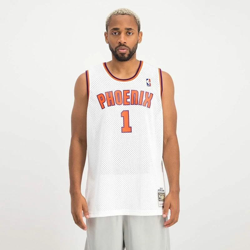 Fanellë Basketbolli Mitchell & Ness për Meshkuj, Phoenix Suns 2002, e Bardhë