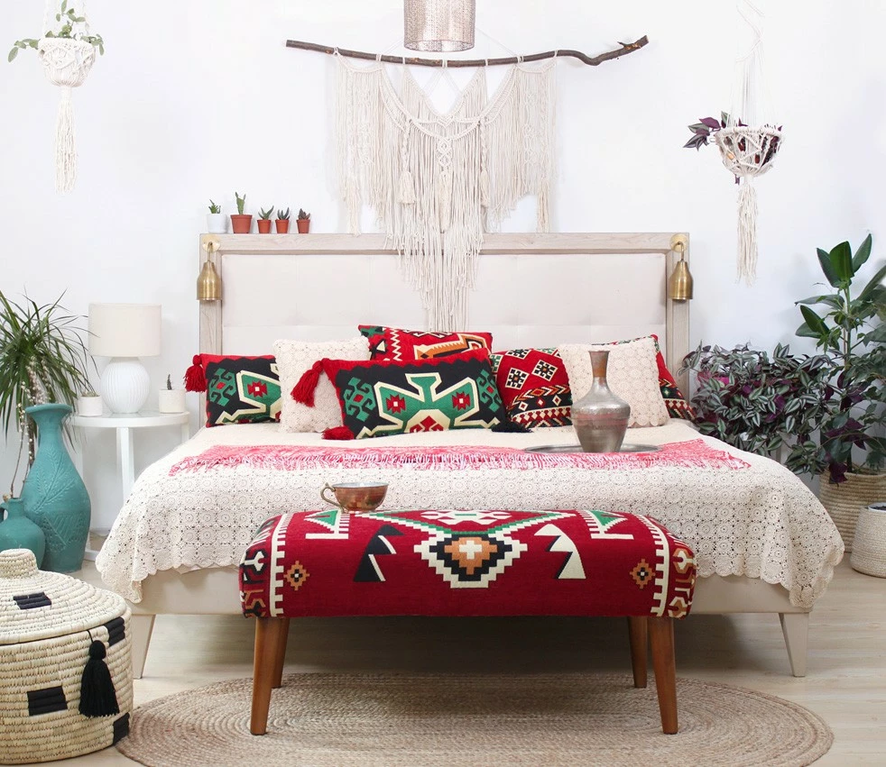 Puf Atelier del Sofa, Vezir, shumëngjyrësh, i kuq