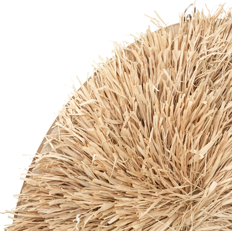 Dekor muri Alaina ngjyrë natyrale mdf-seagrass D64x4cm