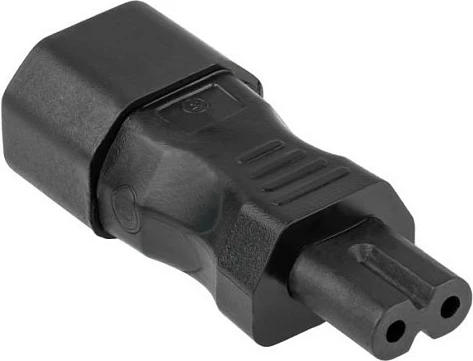 Adapter rryme Kabelmeister Kaltgeräte në C7 (figure-8), i zi