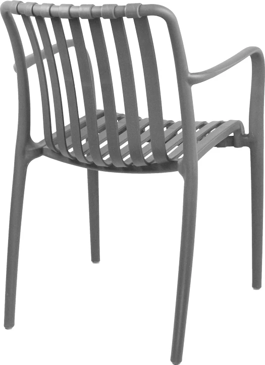 Karrige për kopsht Zoi pp ngjyrë antracit 58.5x54x80cm