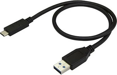 Kabllo USB-A në USB-C StarTech USB31AC50CM, 0.5m, USB 3.2 Gen 2 10Gbps, e zezë