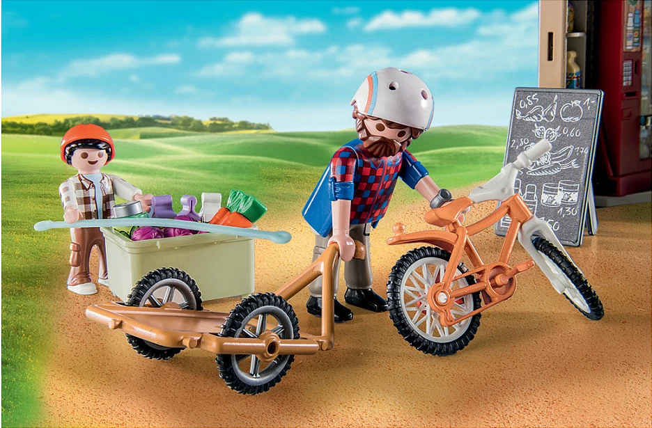 Set lodrash Playmobil Country 71250, dyqan ferme 24-orësh, 83 pjesë, shumëngjyrësh