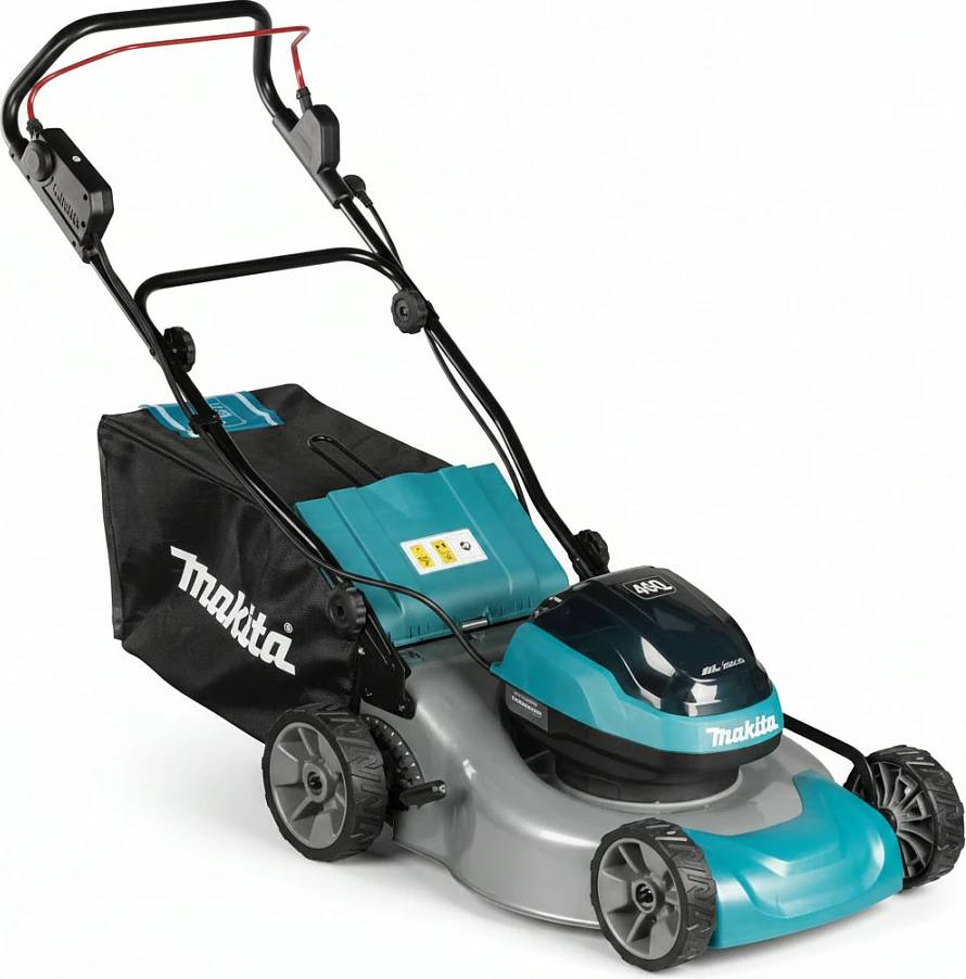 Kositëse bari me akumulator Makita DLM466Z, 36V (2x18V), pa bateri/karikues, blu/zezë