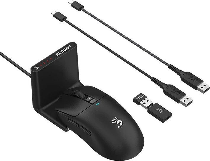Maus A4-Tech Bloody R72 PRO DUO, wireless, RGB, i zi