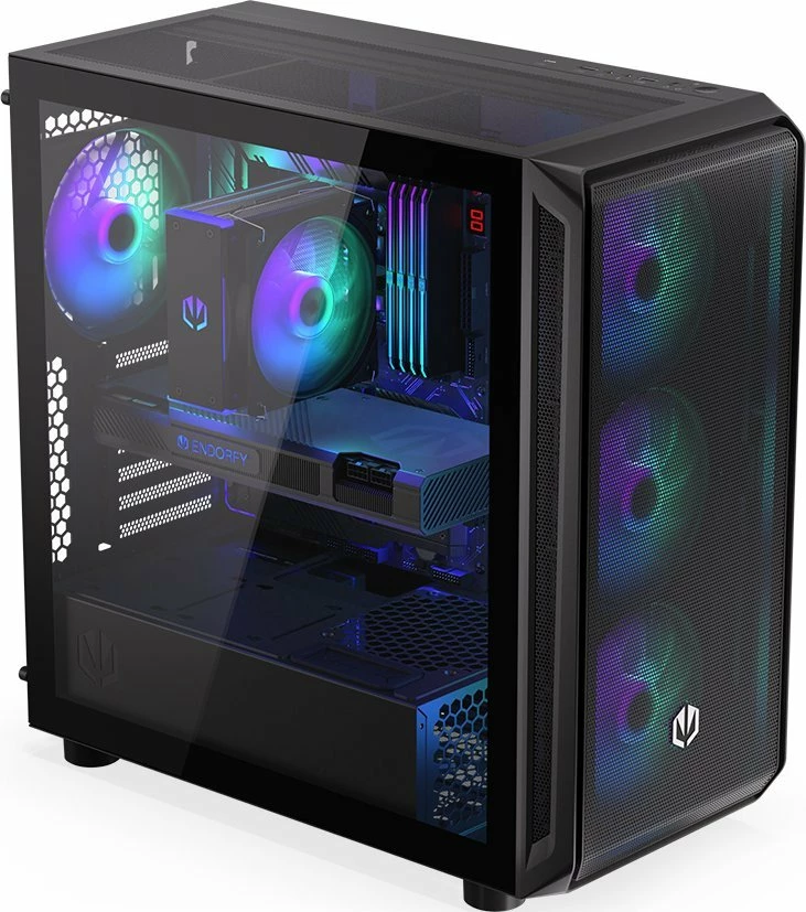 Kasë Endorfy Arx 700 ARGB EY2A013 Midi Tower ATX, 4x 140mm ARGB PWM, USB-C, e zezë