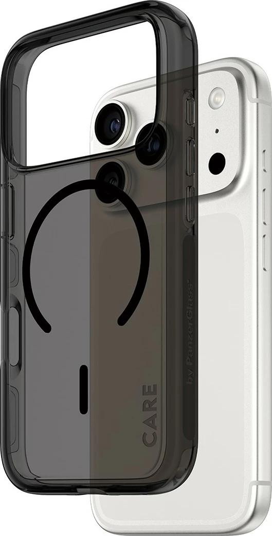 Mbështjellës PanzerGlass CARE BY FLAGSHIP CASE URBAN EXP, për celular, MagSafe, e zezë transparente