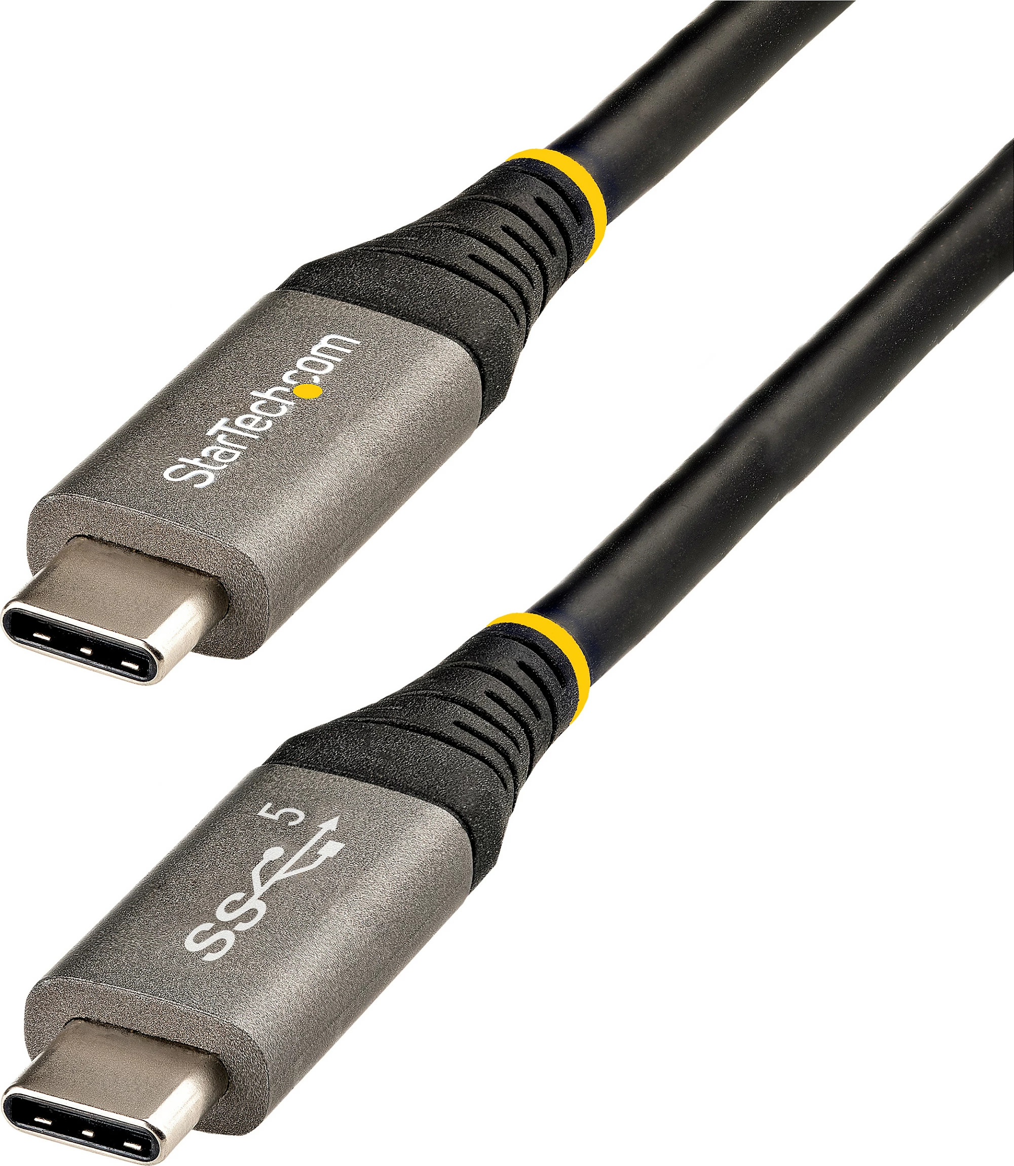 Kabllo USB-C StarTech USB315CCV2M, 2m, 5Gbps, PD 100W, DP Alt Mode, zi/hiri