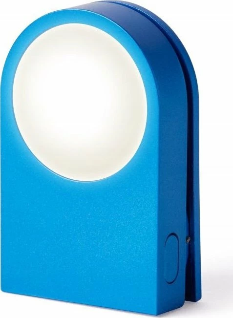 Klips LED Lexon Lucie LL121B, 4 mënyra ndriçimi, IPX4, 150 m, blu