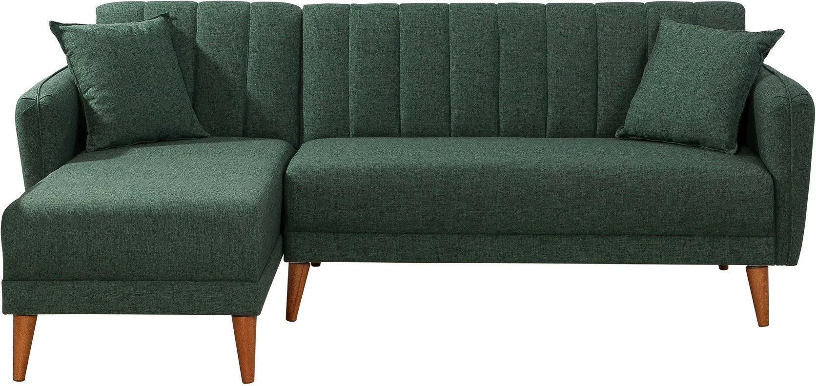 Kënd divan-krevat, kënd i majtë, ngjyrë e gjelbër e errët, Atelier del Sofa