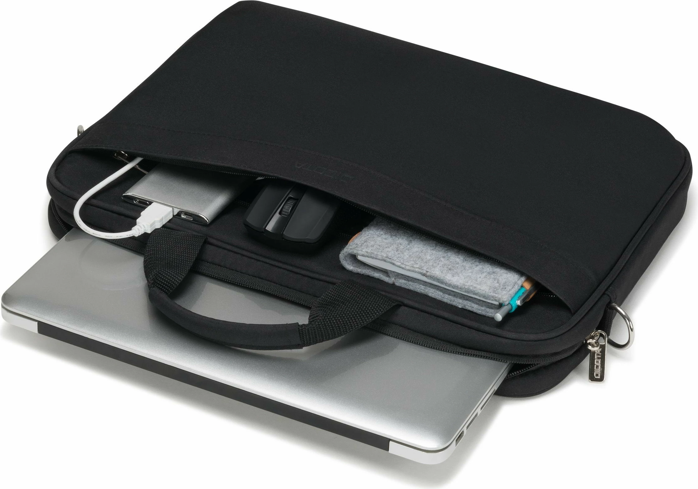 Kasë DICOTA Top Traveller me maus wireless, 15.6", e zezë